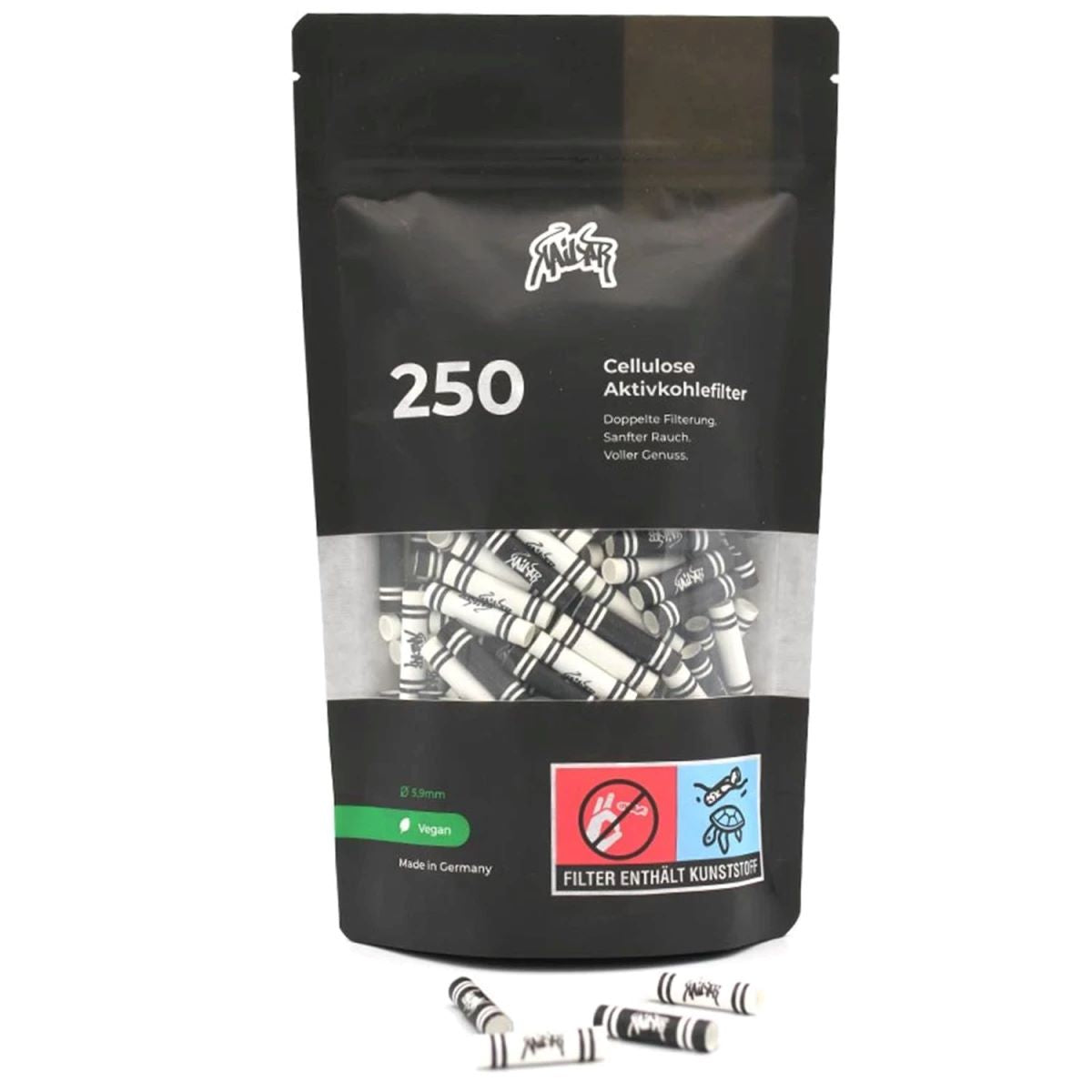 Kailar Aktivkohlefilter Slim Cellulose 6mm