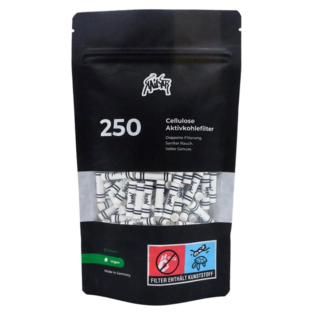 Kailar Aktivkohlefilter Slim Cellulose 6mm