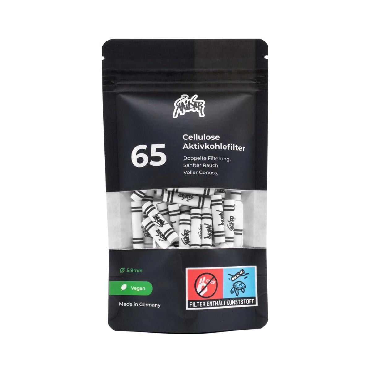 Kailar Aktivkohlefilter Slim Cellulose 6mm