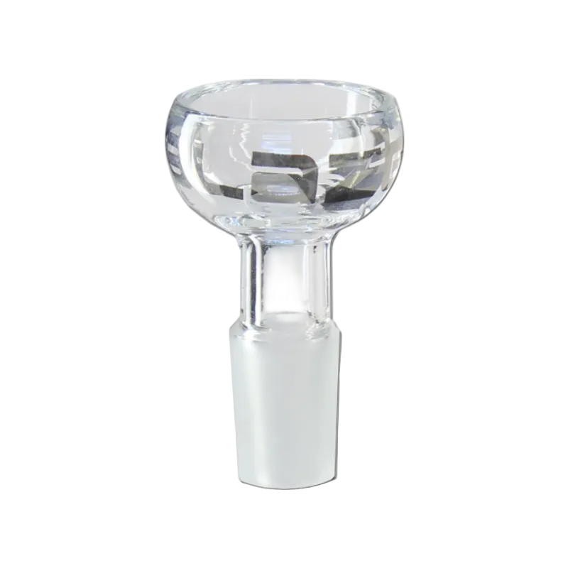 Glaskopf flach aus Borosilikatglas