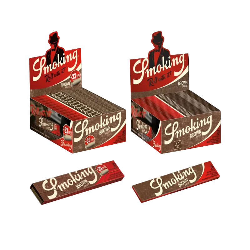 Smoking Brown Papers King Size Slim – Ungebleicht