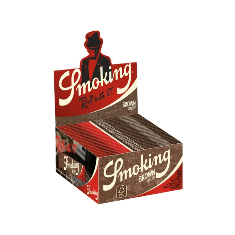 Smoking Brown Papers King Size Slim – Ungebleicht