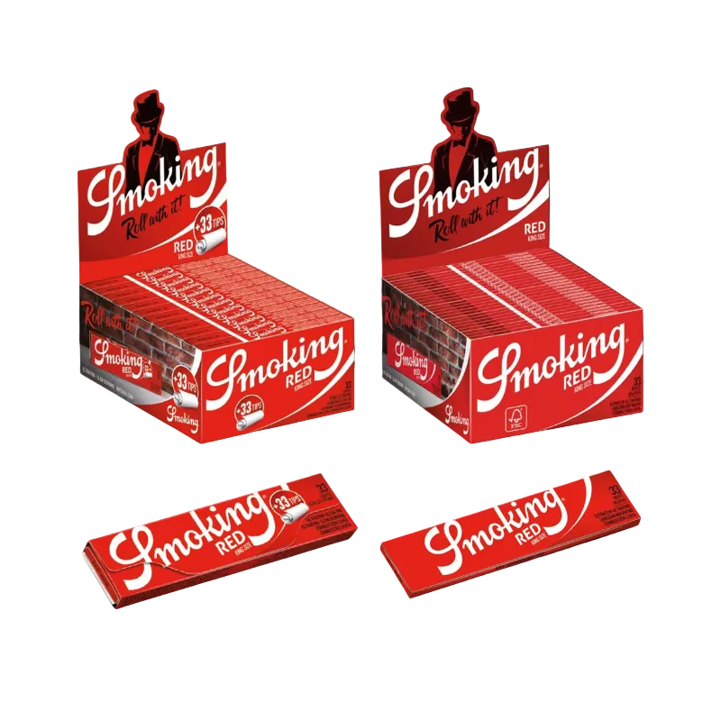 Smoking Red Papers King Size